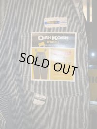 〜1970'S DEAD OSH KOSH KICKORY STRIPE OVERALLS 38X28