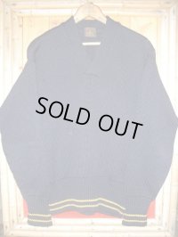 1940'S CHAMPION V NECK LETTERMAN SWEATER