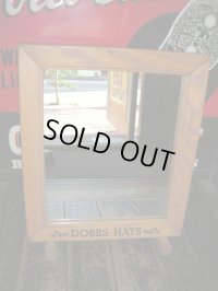 1940'S DOBBS HATS ADVERTISING MIRROR 