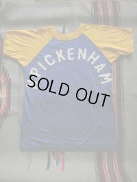 1950'S UNKNOWN 2TONE RAYON TEE 