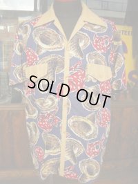 〜1950'S CATALINA COTTON HAWAIIAN SHIRT