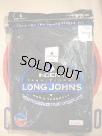 NEW INDERA LONG JOHN THERMAL BLACK/SZ/S
