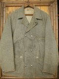 1930'S〜 W BUTTONS FRONT HBT PRINT DUCK COVERALL