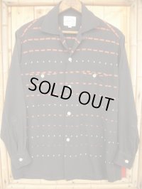 1950'S NEW ERA STARS & STRIPES BORDER RAYON SHIRT SZ/S