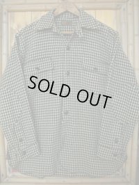 1930'S CHIPPEWA CHIN STRAP WOOL SHIRT  SZ/S