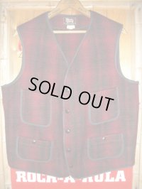 1940'S WOOLRICH HUNTING WOOL VEST SZ/42
