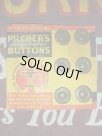 1930'S PILCHER'S DETACHABLE BUTTONS ON CARD　 