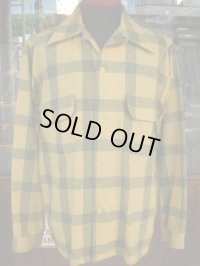 1950'S DEADSTOCK BUCK SKEIN JOE WOOL SHIRT  SZ/M