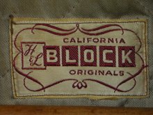 他の写真1: 1950'S H&L BLOCK SHADOW STRIPE WOOL FARAOH COAT 