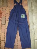 1930'S DEADSTOCK PICKET SOLID NAVY COTTON TWILL OVERALLS/40X30