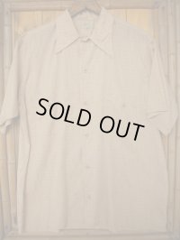 1940'S MELSONS FLECK COTTON SPORTS SHIRT SZ/ML 