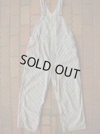1950'S CAN'T BUST'EM HICKORY STRIPE OVERALLS 38X30 