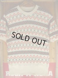 1940'S〜 UNKNOWN COTTON CABLE SUMMER KNIT