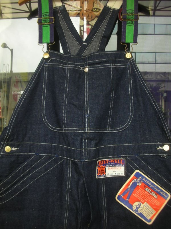 画像3: 1940'S〜 DEADSTOCK BILT-WELL W KNEE OVERALLS LOT 901 42X32