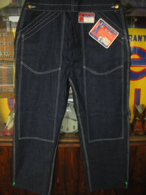画像4: 1940'S〜 DEADSTOCK BILT-WELL W KNEE OVERALLS LOT 901 42X32