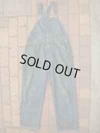 1920'S〜 UNKNOWN ONE POCKET LOW BACK OVERALLS 38X31