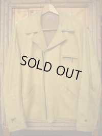 1940'S SPORT-AVIATION LEATHER CLOTHING DEERSKIN W SPORTS JKT