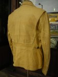 画像5: 1940'S SPORT-AVIATION LEATHER CLOTHING DEERSKIN W SPORTS JKT (5)