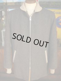 1950'S LAKELAND CLICKER FARAOH COAT/CHARCOAL GRAY/SZ/40