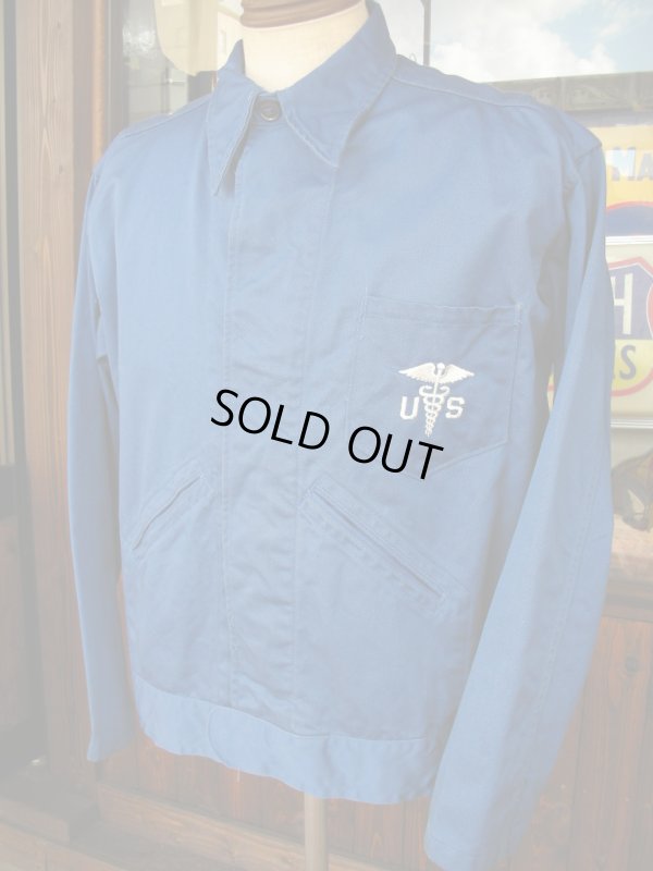 画像5: 1950’S USMD U.S.MEDICAL DEPT. COAT CONVALESCENT SUIT JACKET/SZ/L