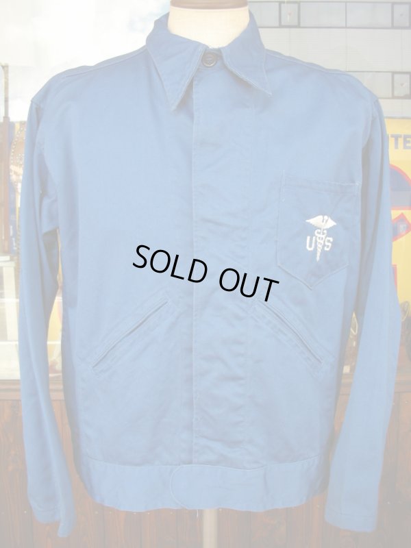 画像4: 1950’S USMD U.S.MEDICAL DEPT. COAT CONVALESCENT SUIT JACKET/SZ/L