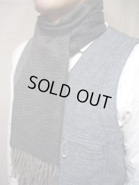 DAPPER'S HERRINGBONE CASHMINK SCARF LOT926/　　