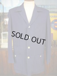 1950'S IRVIN FOSTER NAVY RAYON HOLLYWOOD JACKET SZ/38