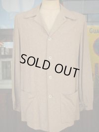 1950'S TERRAZZO CLUB BY LAKELAND FLECK RAYON HOLLYWOOD JACKET SZ/38