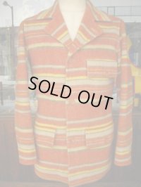 1930'S〜 CHIPPEWA BORDER BLANKET WOOL JACKET SZ/38
