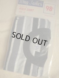 1950'S DEADSTOCK KING JAMES BOYS POLO SHIRT/B/SIZE:6 