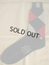 1950'S DEADSTOCK ARGYLE SOCKS/NAVY/SIZE11 