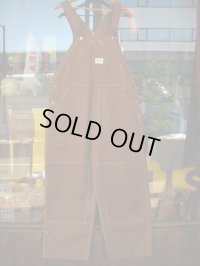 〜1950'S DEADSTOCK SMITH'SBROWN DUCK OVERALLS 