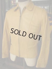 1940'S UNKNOWN DEERSKIN SPORTS JACKET SZ/34