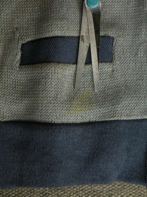 画像8: 1950'S DEADSTOCK CAMPUS COTTON KNIT CARDIGAN/SIZE30/S,BLUE