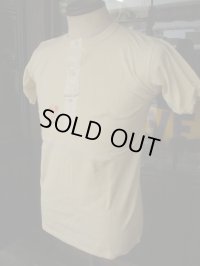 1940'S〜 DEADSTOCK BOJUST FRENCH HENLY NECK UNDER SHIRT 42/45