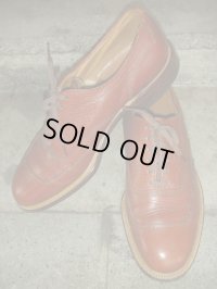 1950'S HANOVER PEBBLE LEATHER SHOES 7 1/2D 