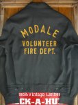 画像1: 1960'S "MR.2PLY" MODALE FIRE DEPT. EMBROIDERED WORK JACKET  (1)