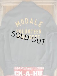 1960'S "MR.2PLY" MODALE FIRE DEPT. EMBROIDERED WORK JACKET 