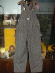 画像2: 1950'S HERCULES HICKORY STRIPE OVERALLS 44X28 (2)