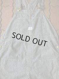 1950'S HERCULES HICKORY STRIPE OVERALLS 44X28