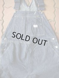 1950'S HERCULES INDIGO DENIM OVERALLS 38X32