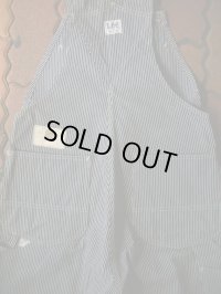 1960'S〜 DEADSTOCK LEE HICKORY STRIPE OVERALLS LOT 98SB 38X28 