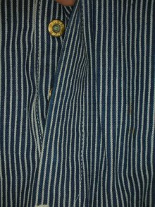 他の写真2: 1960'S〜 DEADSTOCK LEE HICKORY STRIPE OVERALLS LOT 98SB 38X28 