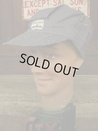 1950'S〜 DEADSTOCK POWER HOUSE PINSTRIPE WORK CAP 7-1/4