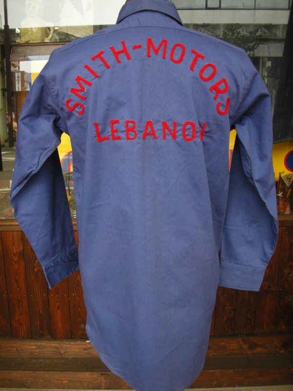 画像3: 1940'S〜 DEADSTOCK STUDEBAKER DEALER TWILL WORK SHIRT SIZE/14H