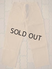 1970'S DEADSTOCK CARHARTT BROWN DUCK W/KNEE PANTS 34X30 