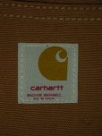 画像5: 1970'S DEADSTOCK CARHARTT BROWN DUCK W/KNEE PANTS LOT 62W 36X30  (5)