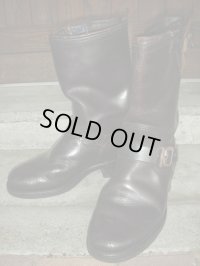 1950'S SEARS WEAR MASTER HORSEHIDE ENGINEER BOOTS 