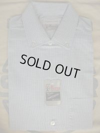 1950'S DEADSTOCK BUD BERMA COTTON BD L/S SHIRT SZ/SMALL