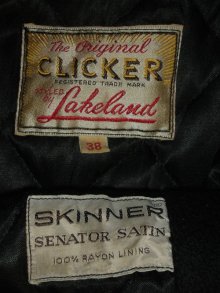 他の写真1: 1950'S LAKELAND CLICKER FARAOH COAT [BLACK] SZ/38 黒 ファラオ
